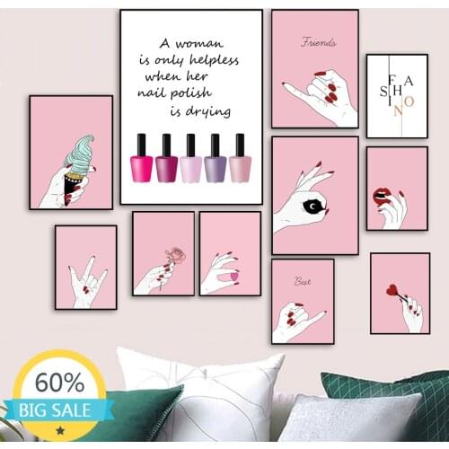 Makeup Nail Polish Manicures DIY 5D Diamond Painting Full Round Mosaic Diamond Embroidery Picture Home Decor Cross Stitch Kits