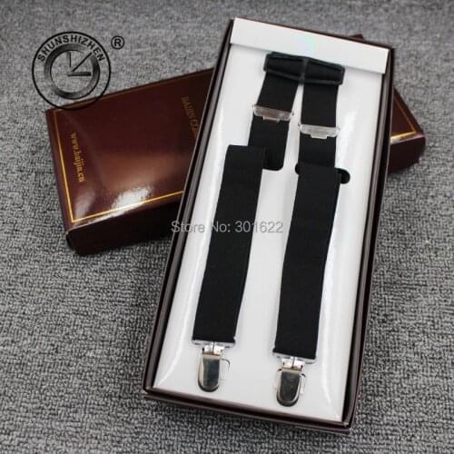 Men Suspenders, Mens Suit Braces, Unisex suspenders,Gallus With Four Clips, Wholesale/Retail