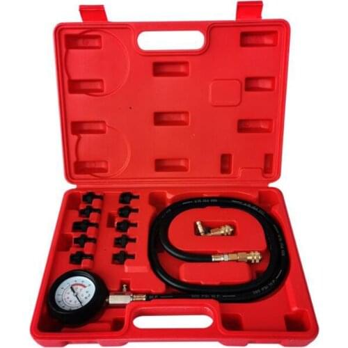 12-piece set of oil pressure gauge, car engine oil pressure detector tool, car repair and maintenance tool