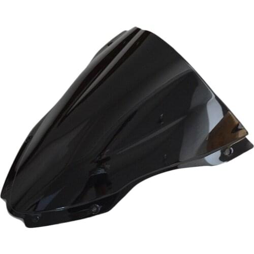New Black Motorcycle Windshield Windscreen Double Bubble Fairing For Kawasaki Ninja ZX10R 2016-2017 ZX 10R 16 17