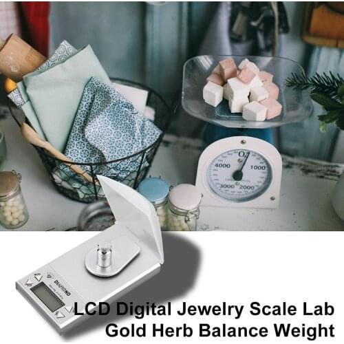 Portable 10G 50G/0.001g High Precision LCD Digital Scale Electronic Scales Measuring Weight Jewelry Scale Herb Balance Weight