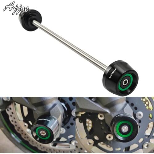 Motorcycle Front Axle Fork Wheel Protector Sliders for Kawasaki Z650 2017-2019 Z900 2017-2019