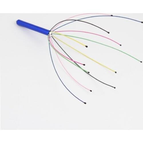 24cm 1PCS Hand Held Metal Wire Handle Headmassager Head Massager Head Scalp Scratcher Tingler Relax Tool