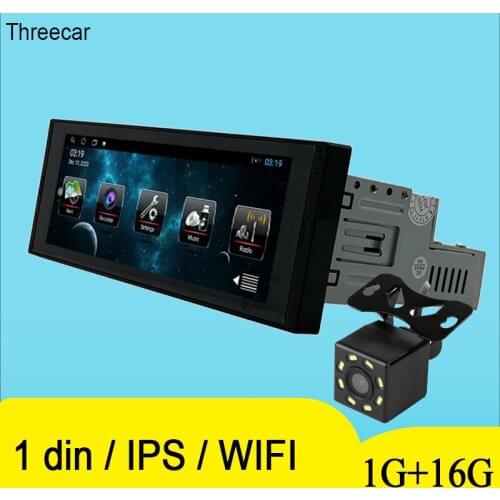 1Din Android Car Multimedia Player 6.9 Inch Touch Screen Bluetooth Autoradio Stereo Video GPS WiFi Universal Auto Radio
