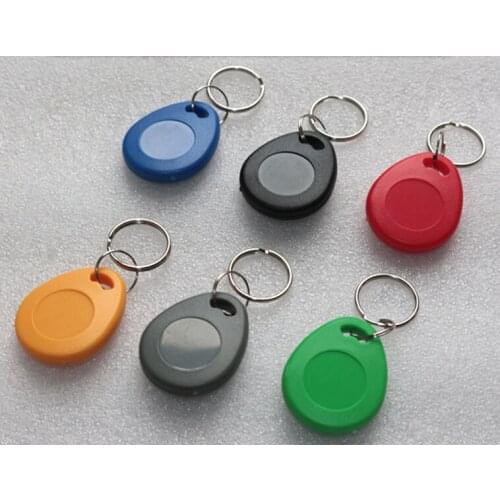 500Pcs/lot EM4305 125KHZ Copy Rewritable Writable Rewrite EM ID keyfobs RFID Tag Key Ring Card Proximity Token Access Duplicate