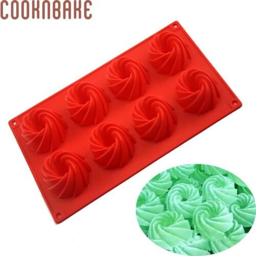 COOKNBAKE Silicone Mold for Cake baking flower shape jello pudding ice mould Silicone Chocolate cake biscuit cookies Soap form