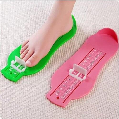 3 Color Foot Measure Gauge Baby Kid Foot Ruler Shoes Size Measuring Ruler Shoes Length Growing Foot Fitting Ruler Tool Measures