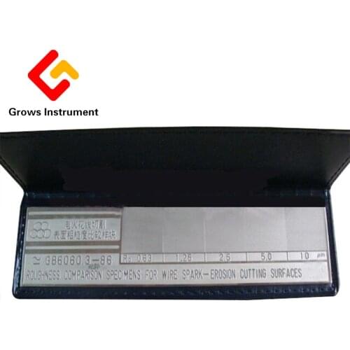 EDM Cutting-Ra 0.63-10 Surface Roughness Comparison Sample Roughness Comparison Sample Surface Roughness Contrast Block
