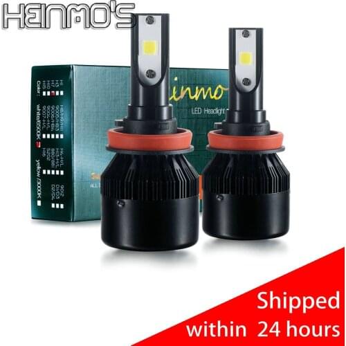 CSP H7 Car Headlight Kit 66W 6000Lm Auto Front Light H7 Fog Bulb 3000K White 6500K Headlamp H8 H3 H1 H11 9005 9006 H4