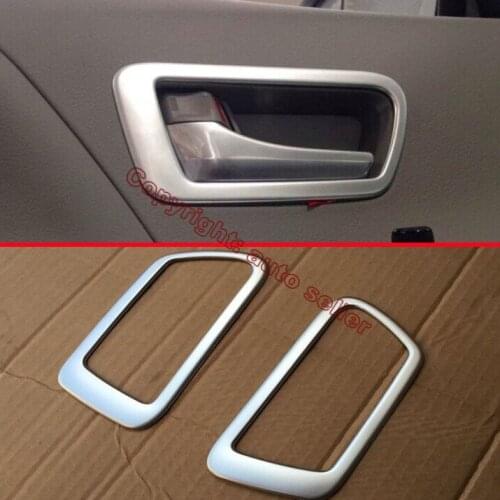 ABS Pearl Chrome Interior Door Handle Cover Trim For Toyota Sienna 2015 2016 2017