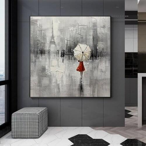 Handmade Oil Painting Large Size Wall Art Abstract Landscape Modern Mural Living Room Shower Room Interior Decoration Paintings
