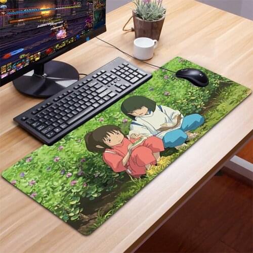 Studio Ghibli Spirited Away Totoro Mousepad Gamer Gaming Mouse Pad Computer Accessories PC Keyboard Laptop Padmouse Desk Mats