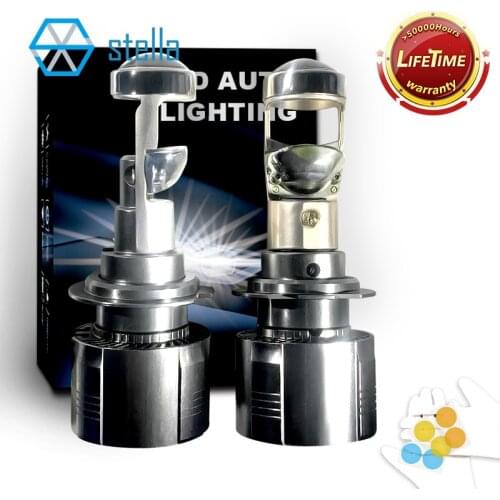 Stella 2pcs Car Headlight Bulbs Low beam Lamp CANBUS h7/h11/9005/9006 mini led Projector lens Diode lamp for auto 12v 10000LM