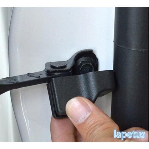 Lapetus Car Door Arm Stop Check Rust Waterproof Protection Cover 4 Pcs / Set Fit For VW Tiguan / POLO / Golf 7 Plastic