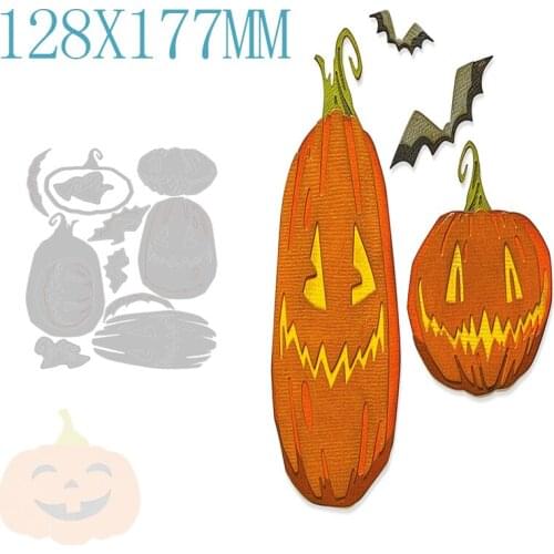 Halloween Big Pumpkin Metal Cutting Die For DIY Scrapbooking Greeting Card Label Paper Making No Stamps New Arrival Cutting Dies