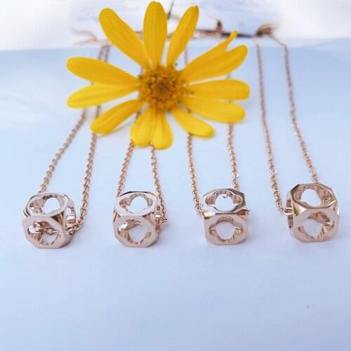 Fashion Jewelry necklace, Titanium steel clavicle necklace