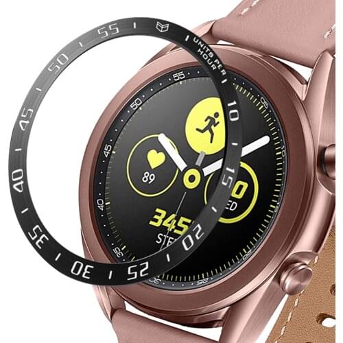 Bezel Ring for samsung galaxy watch 3 45mm 41mm Bezel Cover galaxy watch 3 Bezel Loop 41mm 45mm Anti Scratch Collision Protector