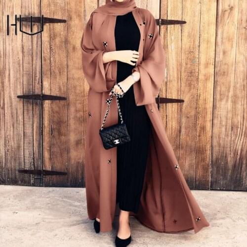 Opened Abaya Muslim Dress Female Fashion Katfan Dubai Kimono Islamic Abaya Prayer Service Clothing Djellaba Femme Islam Clothes