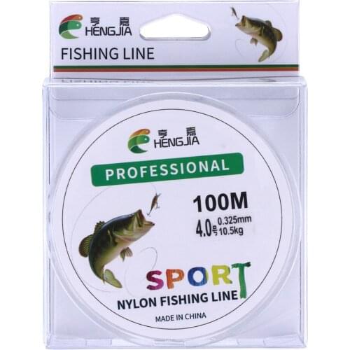 100m polyethylene super strong main line luya fishing tackle fishing line Japanese monofilament nylon fishing line
