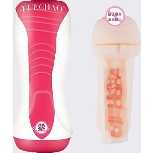 Realistic Artificial Vagina Tunnel Male Manual Masturbator Cup Sex Toys for Men Silicone Mouth Anal Oral Erotic Sexules Toy Shop