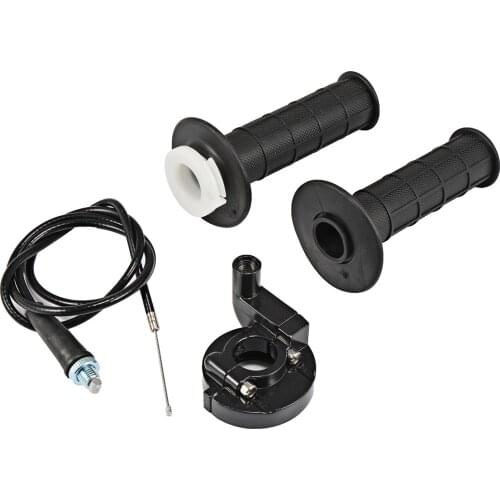 7/8" Handlebar Grips & 110cm Throttle Cable Set XR CRF50 KLX CRF70