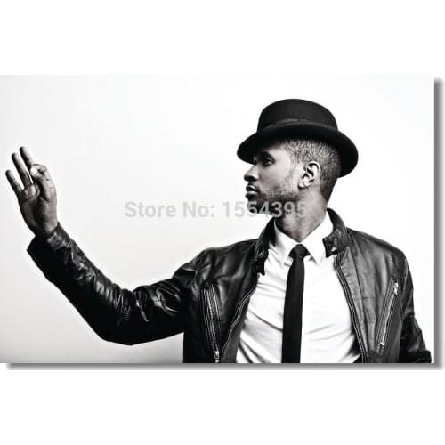 Custom Usher Raymond IV Modern Movie Poster Fashion Stylish Home Decor Retro Bedroom High Quality (50x76cm) Wall Sticker U1-610