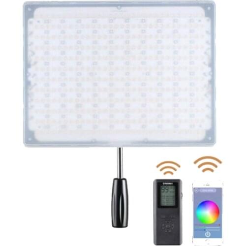 YONGNUO YN600RGB 3200-5500K ultra-thin LED Video Light Photographic Lamp with APP Remote Control Studio Lighting For Makeup Vlog