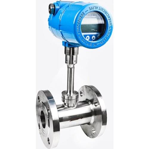 Turbine vapor vortex flow meter steam vortex flow meter