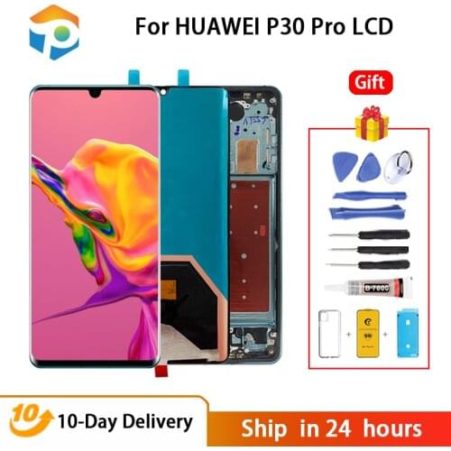 P30 P30Pro LCD For Huawei P30 Pro VOG-L09 L29 TL00 Lcd Dsplay Touch Screen Digitizer Parts For Huawei P30 ELE-L29 L09 AL00 TFT