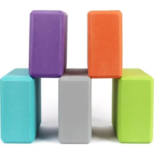 1PCS EVA Yoga Block Colorful Foam Block Brick Exercise Fitness Tool Exercise Workout Stretching Aid Body Shaping Health Training
