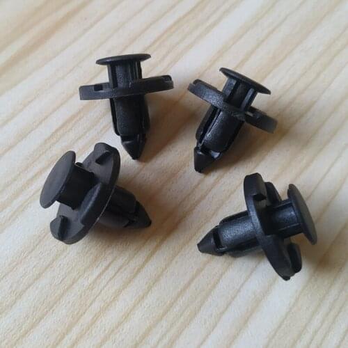 20Pcs 8mm hole Auto Bumper Mudguard Special Nylon Rivet Fastener Grills Side Skirts Car Trim Clips For Nissan Livina