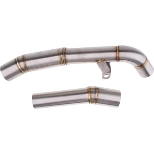 2x Exhaust Manifold Exhaust End Pot Center Pot Center Tube Front Tube Center Tube Assembly Item Spare Part