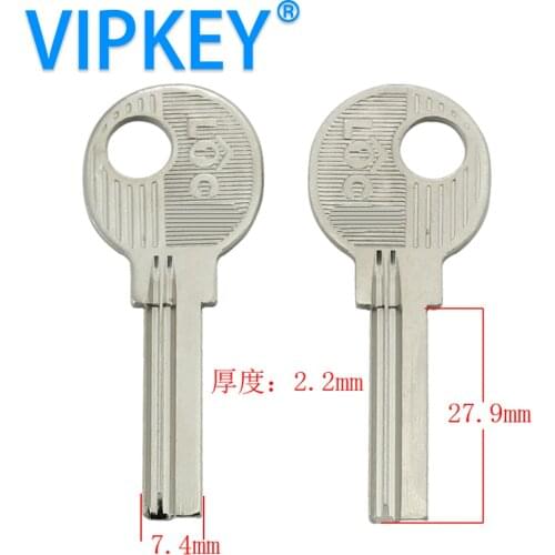 No.4 rectangle brass blank key door blank lock key right grove door key