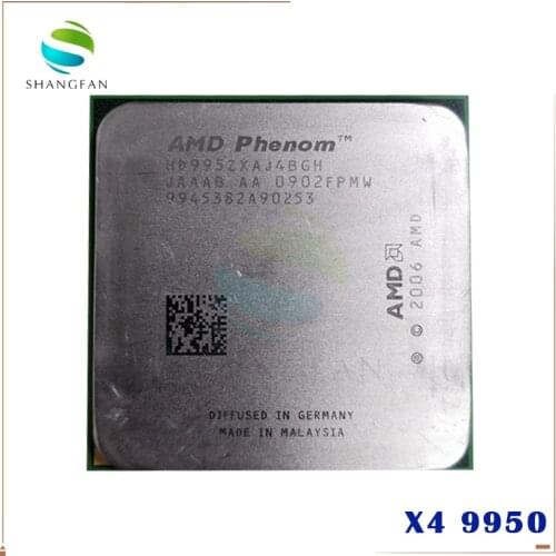 AMD Phenom X4 9950 Quad-Core DeskTop 2.6GHz CPU HD995ZXAJ4BGH Socket AM2+/940pin