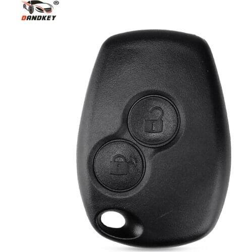 Dandkey 2BTN Remote Key Shell Case For Renault Megane Modus Espace Laguna Duster Logan DACIA Sandero Fluence Clio Kangoo 206 307