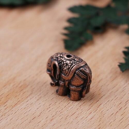 Delicate Shape 1hole Alloy Elephant Incense Burner Holder Censer Plate For Sticks Use In Home Office
