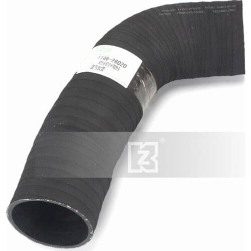 For Hyundai R215-9/210-9/225-9 air hose rubber intake hose 11Q6-26020 excavator parts