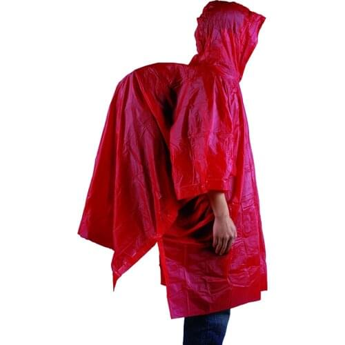 Rainwear Rain Coat for Women & Men Adult Hooded Poncho Raincoat Large Size Single person Vinyl With Backpack Cover impermeable