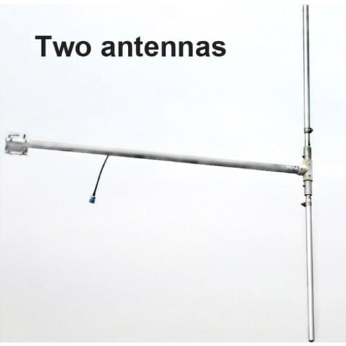FMUSER Two Bay FM Dipole Antenna With Splitter 98-108Mhz for 1-300W FM Radio Transmitter