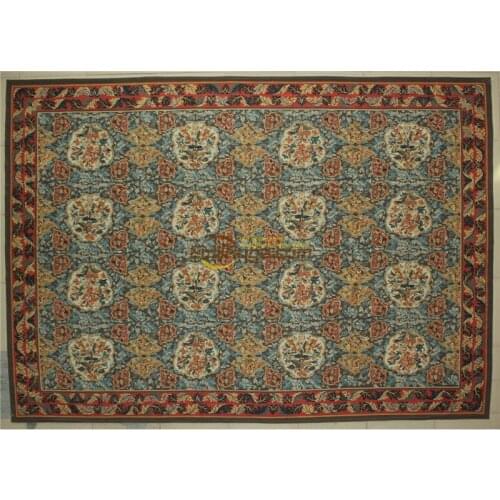 French aubusson carpets handwoven wool French Chic Rococo cloth art