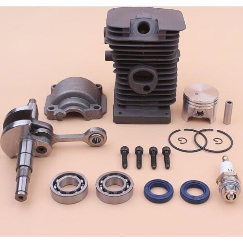 Crankshaft 37mm Cylinder Piston Engine Pan Base Kit For Stihl MS170 017 MS 170 Crank Bearing Oil Seal Chainsaw 1130 020 1204