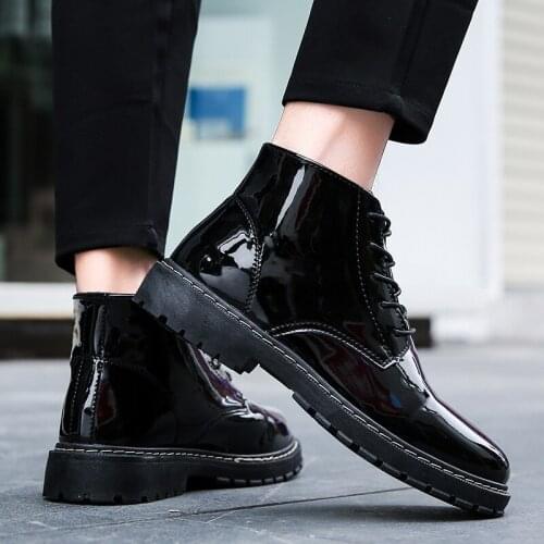 Zapatos Casuales Para Hombre De Cuero Men Black Casual Shoes For Snow Boots Mens Causal Sneakers Spring Leather Mens