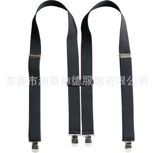 Mens Printed Strap Clip Europe North America suspensionH-type elastic strap