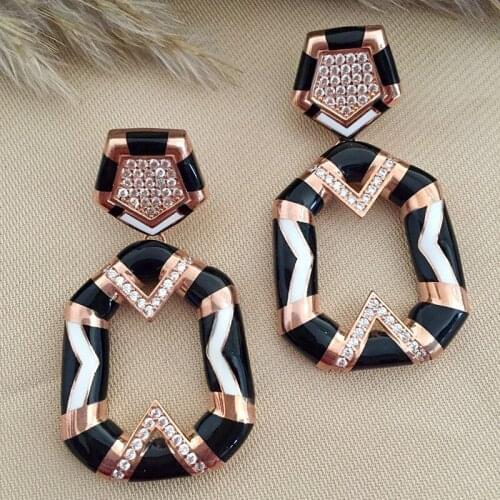 New Trend 925 Sterling Birthday Gift Silver Fashion Dangle Drop Ladies Earrings For Women Fine Jewelry Party Wedding Accessories