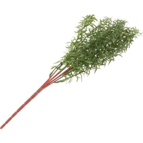Various Artificial Plant Plastic Leaf Grass Garden Decor Simulation Plant