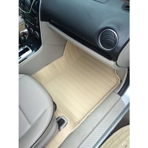 Custom Waterproof Special Car Floor Mats for Mazda 6 5seats Durable No Odor Carpets for 6 5seats