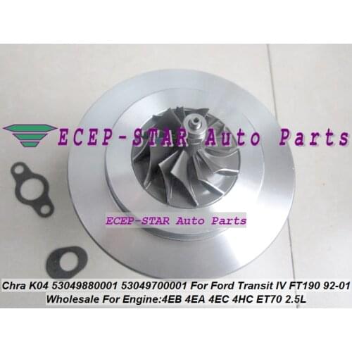 Turbo Cartridge Chra Core K04 53049880001 53049700001 For Ford Transit FT190 For LDV Limited Convoy 4EA 4EB 4HC ET70 2.5L 100HP