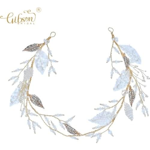 Anniversary Headband Tiara Leaf Hair Jewelry Bridesmaid Bridal Hair Accessories Wedding Hair Vine