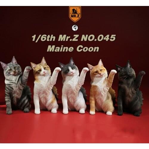 1/6 scale kitten model toy simulation animal cat model toy For12 inch movable doll scene car decoration living room decoration