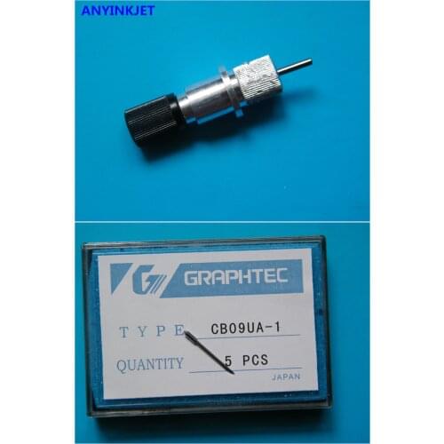 1pcs Graphtec CB09 Blade Holder + 5 pcs 45 degree Graphtec CB09 Blades for CB09 GRAPHTEC VINYL CUTTER PLOTTER